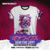 Luffy Gear Five | Fifth Gear | One Piece Outfit | Jersi | Baju