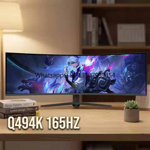 Factory IPS PC 49 Inch 4K 5K Display Gaming Monitor Lifting LED Curve Screen 4K 165Hz Display