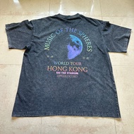 Coldplay 香港限定 洗水版 Tee charcoal stonewashed T shirt T-shirt T恤 Merch Merchandise 限定 香港演唱會 concert liv