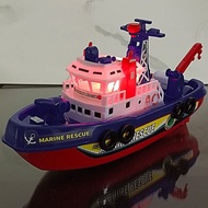 Gift Flashing Light Electric Ship Toy Realistic Automatic Steering Cruise Ship Toy LED Light Sound E