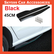 Universal Black Side Skirt Diffuser 120cm & 86cm & 45cm