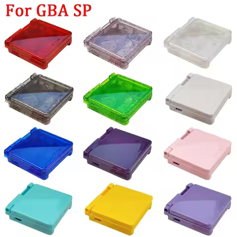 Transparent Replace GBA SP Housing Shell for Gameboy Advance SP IPS Screen Shell for GBA SP IPS Scre