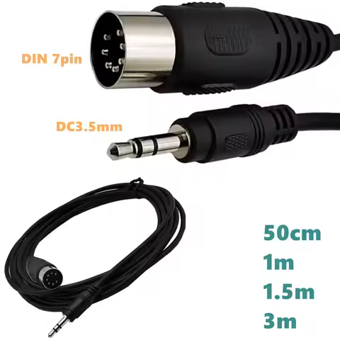 7-Pin Din Male to 3.5mm(1/8in) Stereo Male Professional Premium Audio Cable for Bang & Olufsen, Naim