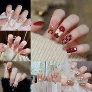 Fake Nails + Glue Fake Nails Bridal Fake Nails Nail Art Children's Fake Nails