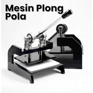 mesin plong alat press potong pola bahan kulit kertas dan kain