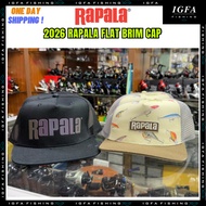 [IGFA] RAPALA Flat Brim Cap Pancing Rapala Fishing Cap Rapala Topi Brim Rata Rapala
