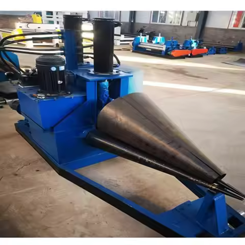 Cone Rolling Machine Sheet Metal 5mm Steel Plate Bending Roller Cone CNC Hydraulic Rolling Machine F