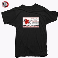 RADIOHEAD CHOKE TSHIRT/ DTG PRINTING/ GILDAN / ARRIVAL GUIDE