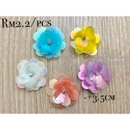 Bunga 3d loose/kuntum//3d Flower Patch