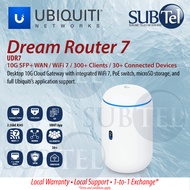 Ubiquiti Dream Router 7 UDR7 Desktop 10G Cloud Gateway with integrated WiFi 7, PoE switch, microSD s