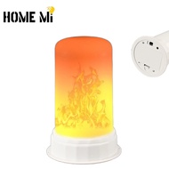 HOME MI LED Vertical Simulation Battery Flame Light Yellow Light 3W 5V Three AAA Batteries