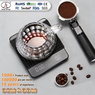 Portable electronic coffee scale, reliable and accurate weighing, with a 3 kg capacity, 0.1 g precis