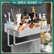 SOUL HAND Bathroom Racks Shower Storage Shelf Organizer Non Drilling Shampoo Conditioner Organizing 