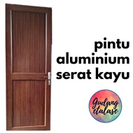 Pintu aluminium serat kayu/Pintu rumah aluminium