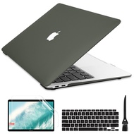 Midnight สีเขียวสำหรับ MacBook Pro ใหม่13น้ำหนักเบา Hardshell Air 13.3 11 Pro 15 16นิ้วรุ่น A2179 A2251 A2289 A2337 A2338 M1ชิป A2159 A1466 A2141พร้อมฝาครอบคีย์บอร์ด