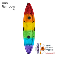 Alpha รุ่น Trio เรือคายัค 2+1 ที่นั่ง เรือไฟเบอร์ Kayak เรือพาย แข็งแรง ทนทาน รับประกัน 1 ปี