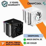 Flexi Tech DEEPCOOL AK620 DIGITAL SE AIR COOLER - BLACK/WHITE
