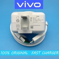 Fast Charger Original 100% Vivo Charger For Android Data Cable 15W adaptor SET Super Charger VOOC Su