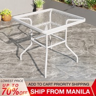 BAIERDI Outdoor table and chair combination balcony small table and chair outdoor courtyard simple l