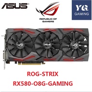 Asus ROG-STRIX-RX580-O8G-GAMING 8G/8000MHz 256bit GDDR5 STRIX RX580 8gb PCI-E3.0 Raptor Graphics use