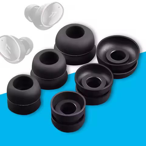 6Pcs Silicone Ear Tips for ONE More EVO Earbuds Eartips for KZ ZAS IEM/1More EVO/SONY WF-1000XM4 TWS