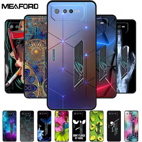 For Asus ROG Phone 6 Cases 6 Pro 5G Fashion Soft TPU Silicone Back Case For Asus ROG Phone 6 Pro Pho