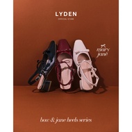 【NEW】Lyden Mary Jane Bow and Jane Heels series 4cm pump heels - Classic Black//Maroon//Cream
