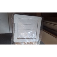 4 gang white hager switch