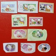 包郵 日本郵票:2011年 Hello Kitty  80円 10全