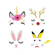 Unicorn Cake Decoration Plugin Birthday Party Dress up Creative Dessert Stand Unicorn Accessories