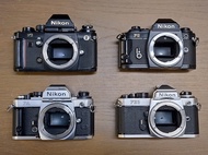 Nikon FG/FA/FE2 特價手動菲林單反相機 （10-02-2026）