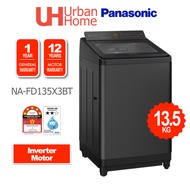 Panasonic TD Inverter Washing Machine Top Load Washer Mesin Basuh ( 13.5KG / 11.5KG ) NA-FD135X3BT /