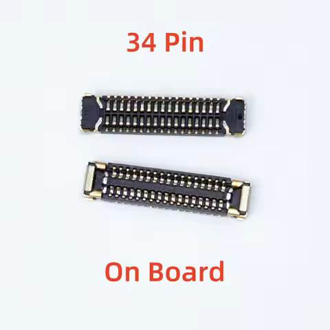 5-10Pcs LCD Display Screen Flex FPC Connector 34Pin For vivo v15 z5x s1 Plug On Board
