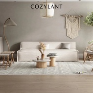 Cozylant Cubo Fabric Sofa / 3 Seater Sofa / 2 Seater / Armless Sofa / White Brown / Minimalist Nordic / Living Room