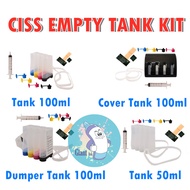 ✶DIY CISS kit with cover ecotank system 4colors for"canon/HP printer