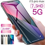 โทรศัพท์ ของแท้ Phone 15pro max โทรศัพท์มือถือ รองรับ2ซิม Smartphone 4G/5G โทรศัพท์สมา แรม12GB รอม512GB โทรศัพท์ถูกๆ มือถือ Mobile phone โทรศัพท์ถูกๆ มือถือราคาถูกๆ โทรศัพท์สำห รับเล่นเกม โทรสับราคาถูก มือถือ โทรศัพท์สำห ส่งฟรี โทรศัพท์ราคถูก