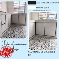 Aluminium Kitchen Cabinet Door 4G//Pintu Kabinet Dapur Aluminium/Door Acp