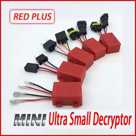 Mini Ultra Small Car LED Headlight Decoder Anti-interference and Anti Flashing Fault Light Alarm H1 