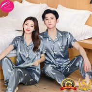 ENWEN Men/Women satin terno pajama, high quality sleepwear, feather design, sleepwear for men, nightwear home wear