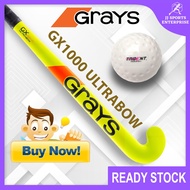 Grays GX1000 GX 1000 Ultrabow Composite Hockey Stick (36.5'') Kayu Hoki Trident Dimple Hockey Ball Bola Grays Rogue Bag