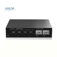 2.5Gb Switch 4 Port 2.5G Unmanaged Network Switch with 2 Port 10GbE SFP+ Slot Home Setup Ethernet Sw