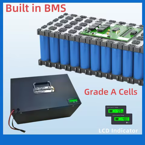 60V 60ah 50ah 80ah 100ah 20ah 30ah 40ah 70ah Lithium Lifepo4 battery for Two-wheeler Three-wheeler