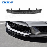 Carbon Fiber Car Front Bumper Lip Spoiler For BMW 5 Series F90 M5 2018 2019 Head Middle Lip Chin Gua