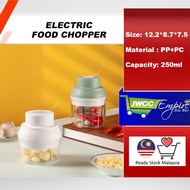Wireless Chopper Electric Food Chopper Garlic Chopper Mini Blender Mini Chopper Blender USB Charging