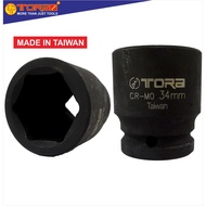 MATA TORA Black Socket Bit 34 MM 3/4 DR 6 PT - Impact Socket - TAIWAN