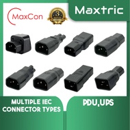 MaxCon IEC C14 To C13 Universal Plug Multi Adapter For PDU UPS Converter - TA040