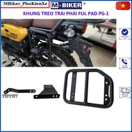 Baga hông pg1 cảng sau pg1 baga hông trái pg1 khung hông pg1 bảo hành 1 năm mbiker
