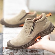 Safety Shoes Safety Boots Steel Toe Shoes Slip-On Work Shoes Breathable Casual Work Shoes Electric Welder Shoes Anti-Smashing Shoes Protective Shoes Wear-Resistant Work Shoes Anti-