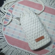 Handmade Sling Knitting Cellphone bag/ crochet Handphone bag/ crochet bag/Sling bag For HP