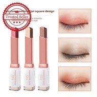 ♡WUMI♡ 2 In 1 Gradient Eyeshadow Stick Waterproof Sweatproof Eyeshadow Shimmer Two Tone Eye Shadow E